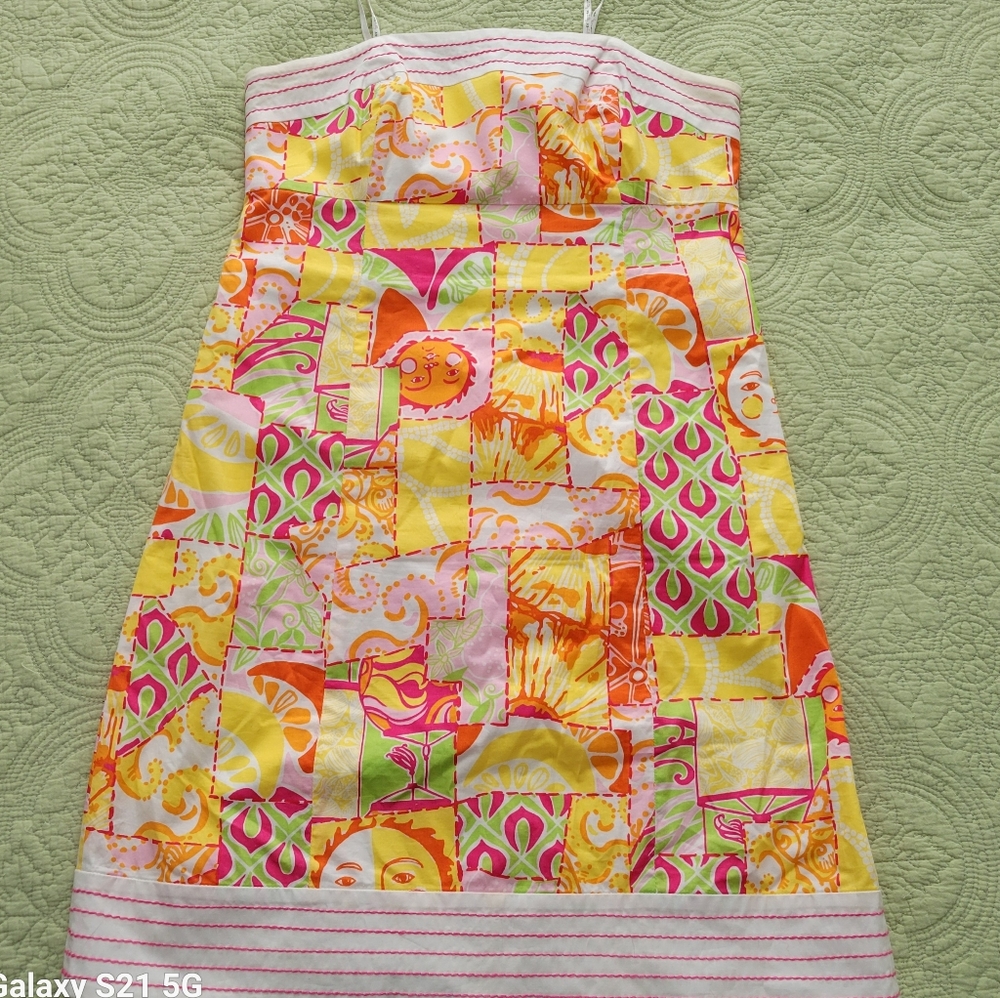 Lilly Pulitzer Strapless Summer Dress